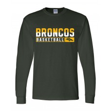 Montville Broncos Basketball Long Sleeve T-Shirt